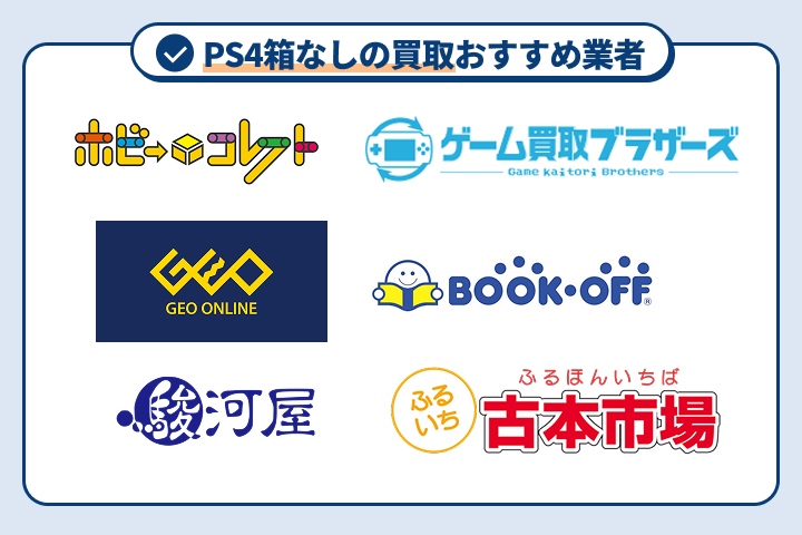 PS4箱無し買取おすすめ業者
